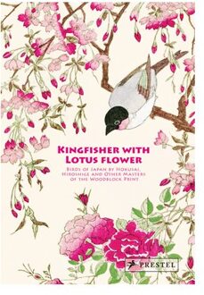 Kingfisher With Lotus Flower