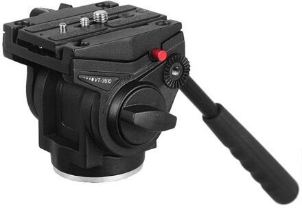 Kingjoy Officiële VT-3510 Video Statiefkop Voor Camera Aluminium Stand Alloy Vloeistof Demping Houder Stativ Mobiele Flexibele Slr Dslr