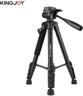 Kingjoy Statief Hoogte Verstelbare Aluminium Statief Stand 2 ~ 5Kg Laadvermogen 5-Sectie 168Cm Met Universele 1/4 interface Statief