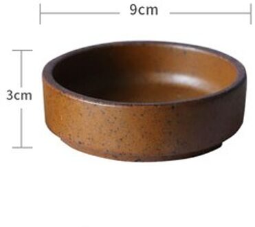 Kinglang Retro Keramische Ronde Schotel Diner Plaat Vintage Servies Swallow Salade Voedsel Plaat Roest Sauce Dish