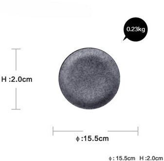 Kinglang Ronde Diner Plaat Thuisgebruik Keramische Schotel Grijs Marmer Kleur Effen Plaat Diner Platen Gerechten En Platen Sets