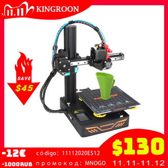 KINGROON DIY 3D Printer KP3S Upgraded High precision 3D принтер 180*180*180mm Rigid Metal Frame Drukarka 3D Touch Screen Printer