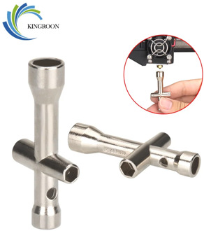 KingRoon M2 M2.5 M3 M4 3D Printing Nozzles Wrench Screw Nut Hexagonal Cross Mini Wrench Spanner Maintenance Tool 4 Size