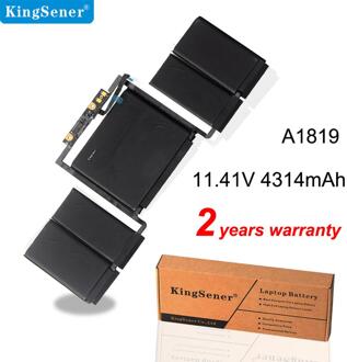 Kingsener A1819 Batterij Voor Apple Macbook Pro 13 ''Touch Bar A1706 Late Mid Emc 3071 Emc 3163 MLH12LL/Een MPXV2LL/Een