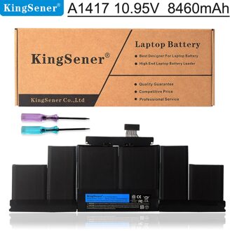Kingsener Laptop Batterij Voor Apple A1417 A1398 Vroeg Versie) voor Macbook Pro Retina 15 "Past ME665LL/Een ME664LL/Een