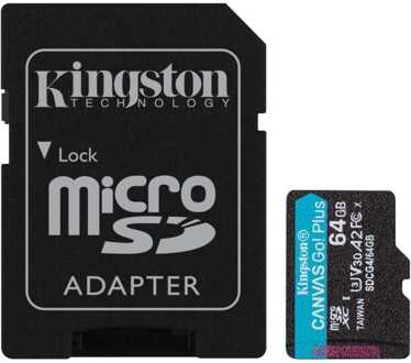 Kingston Canvas Go Plus 64GB microSD