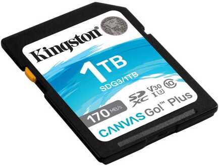 Kingston Canvas Go! Plus SDXC 1 TB Geheugenkaart