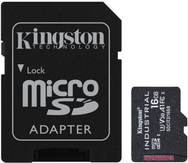 Kingston Industrial microSDHC 16GB Geheugenkaart