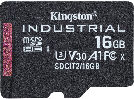 Kingston Industrial microSDHC 16GB Geheugenkaart