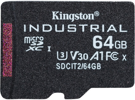 Kingston Industrial microSDXC 64GB Geheugenkaart