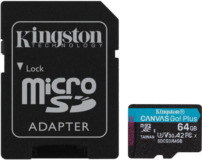 Kingston microSDXC Canvas Go Plus 64GB