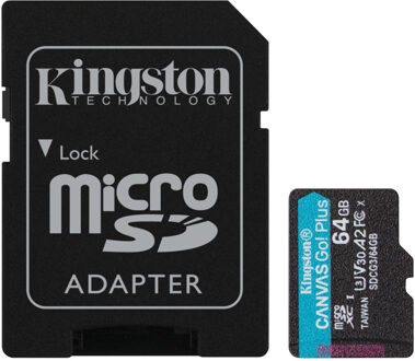 Kingston Technology Canvas Go! Plus 64 GB MicroSD UHS-I Klasse 10