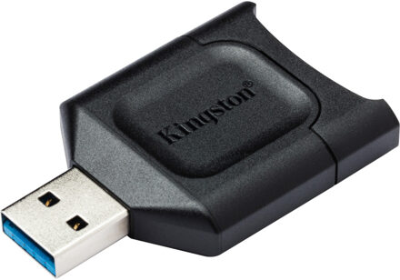 Kingston Technology MobileLite Plus geheugenkaartlezer USB 3.2 Gen 1 (3.1 Gen 1) Type-A Zwart