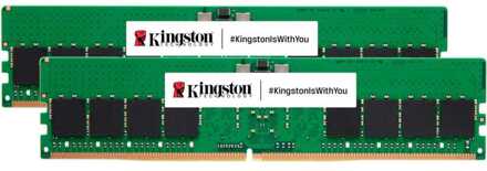 Kingston ValueRAM - DDR5 - kit - 32 GB: 2 x 16 GB - DIMM 288-pin - 5200 MHz - unbuffered