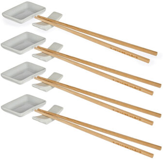 Kinvara Bamboe sushi serveerset voor 8 personen 24-delig