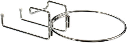 Kinvara Champagnekoeler houder - metaal - wijnkoeler - zilver - RVS