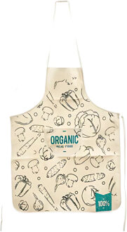 Kinvara keukenschort - badstof - volwassenen - biologisch - kookschort