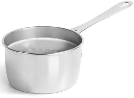 Kinvara Kleine melk en sauspan - RVS - 350 ml - D9 x H6.5 cm - metaal - Alle warmtebronnen