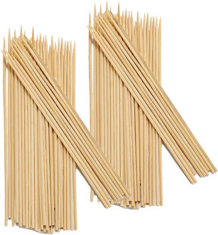 Kinvara Sateprikkers - 340x - bamboe hout - 25 cm - spiezen - satestokjes