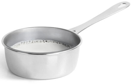 Kinvara Steelpan - D12 x 4 cm - 400 ml - RVS - sauspan/juspan - alle warmtebronnen - pannen