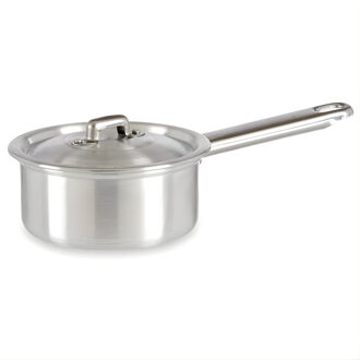Kinvara Steelpan - D18 cm - 1,5L - aluminium - sauspan/juspan - met deksel - pannen