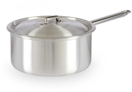 Kinvara Steelpan - D26 cm - 5L - aluminium - sauspan/juspan - met deksel - pannen
