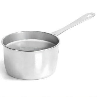 Kinvara Steelpan - D9 x 5 cm - 350 ml - RVS - sauspan/juspan - alle warmtebronnen - pannen