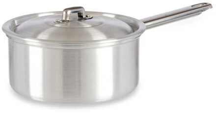 Kinvara Steelpan/sauspan/juspan zilverkleurig 30 x 18 x 10 cm van 1.5 liter aluminium - Steelpannen