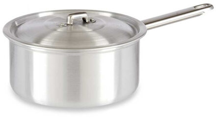 Kinvara Steelpan/sauspan/juspan zilverkleurig 35 x 20 x 12 cm van 2 liter aluminium - Steelpannen