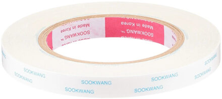 Kinzo 1x Dubbelzijdige tape/knutseltape rollen 24,5 meter - Tape (klussen) Wit