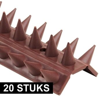 Kinzo 20x Anti katten klimstrips / vogelpinnen 50 cm - Vogelverjagers