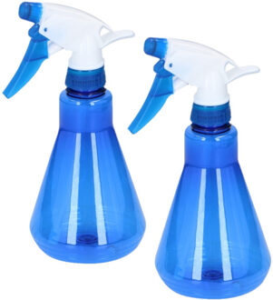 Kinzo 2x stuks plantenspuiten blauw 500 ml