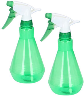 Kinzo 3x stuks plantenspuiten groen 500 ml