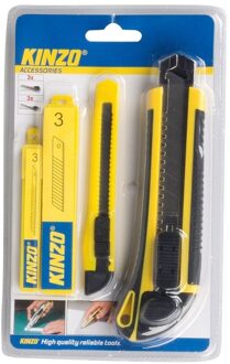 Kinzo 4 Delige Breekmesjes set - Hobbymessenset