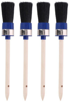 Kinzo 4x Verfkwast rond D 3 x 24 cm