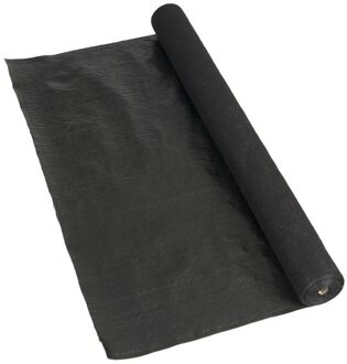 Kinzo Anti worteldoek - zwart - 1,5 x 8 meter - polyester - onkruiddoek