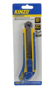 Kinzo hobby snijmesjes - 18 mm - breekmesjes - metaal/kunststof Multi