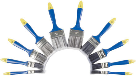 Kinzo Kasten set - 10x stuks - B12 tot 63 mm - verfkasten - schilderbenodigdheden Multi