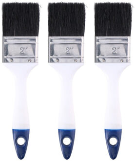 Kinzo latte verfkwast - 3x - 50 mm x 21 cm - Verfkwasten - Verf materiaal - Schilderen