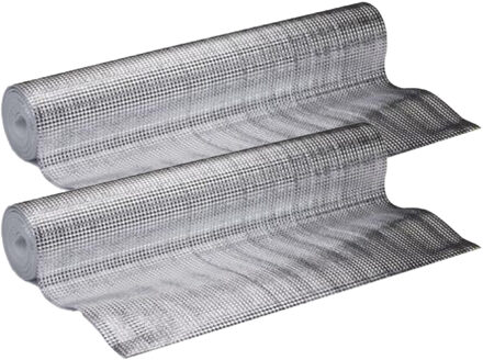 Kinzo Radiatorfolie - 2x - 250 x 50 cm - aluminium - energiebesparende isolatiefolie