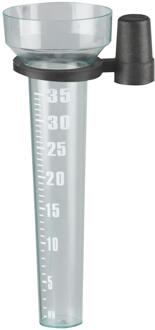 Kinzo Regenmeter - Regen meter - Met houder - Kunststof- Transparant - 24 centimeter