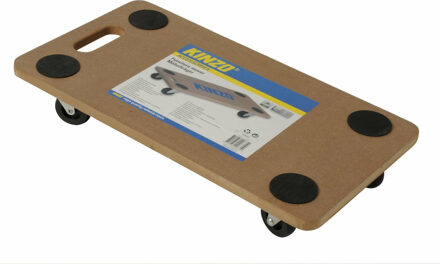 Kinzo Trolley/Hondje - transport - met handvat - MDF - 150 kg - 56 x 30 cm