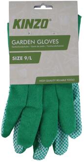 Kinzo tuinhandschoenen maat 9 of 10 groen