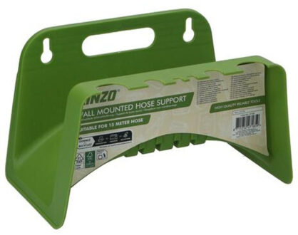 Kinzo Tuinslanghouder - groen - kunststof - 23 x 14 x 13 cm - tuinslang houder