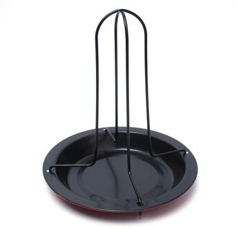 Kip Eend Houder Rack Grill Stand Roosteren Voor Bbq Rib Non Stick Carbon Staal