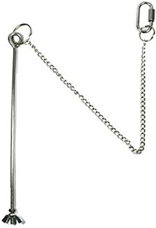 Kip Feeder Creatieve Farm Rvs Gevogelte Kip Voedsel Groenten Fruit Opknoping Feeder # YL5