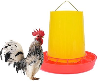 Kip Gevogelte V-Vormige Entree Feed Emmer Outdoor Praktische Vogel Feeder G32A