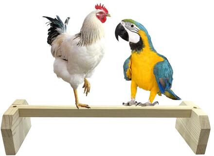 Kip Speelgoed Houten Baars Kip Trainning Baars Speelgoed Voor Kippen Grote Vogel Papegaai Trainning Opknoping Speelgoed Vogel Accessoire