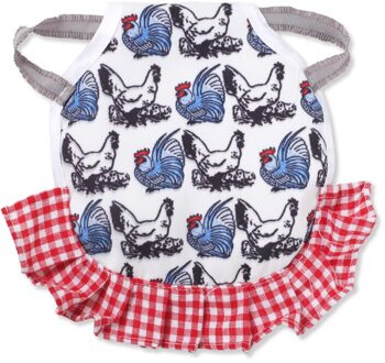 Kip Vleugel Back Protector Kip Harnas Vesten Hen Met Bijpassende Elastische Riem Ademend Gevogelte Back Protector Kip Schort 3