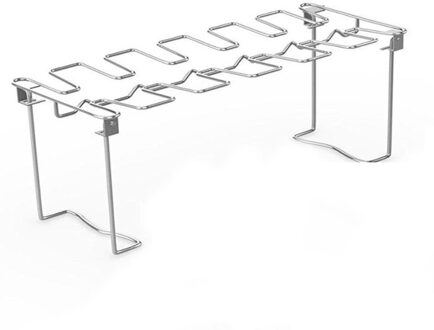 Kip Vleugel Been Rack Voor Grill Roker Oven Verticale Stand Koffiebrander Veilig Staal Bbq In Barbecue Accessoires
